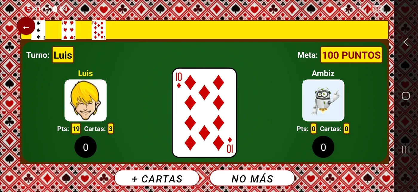 Apps Captura de pantalla de Ambiz, juego de cartas para Android