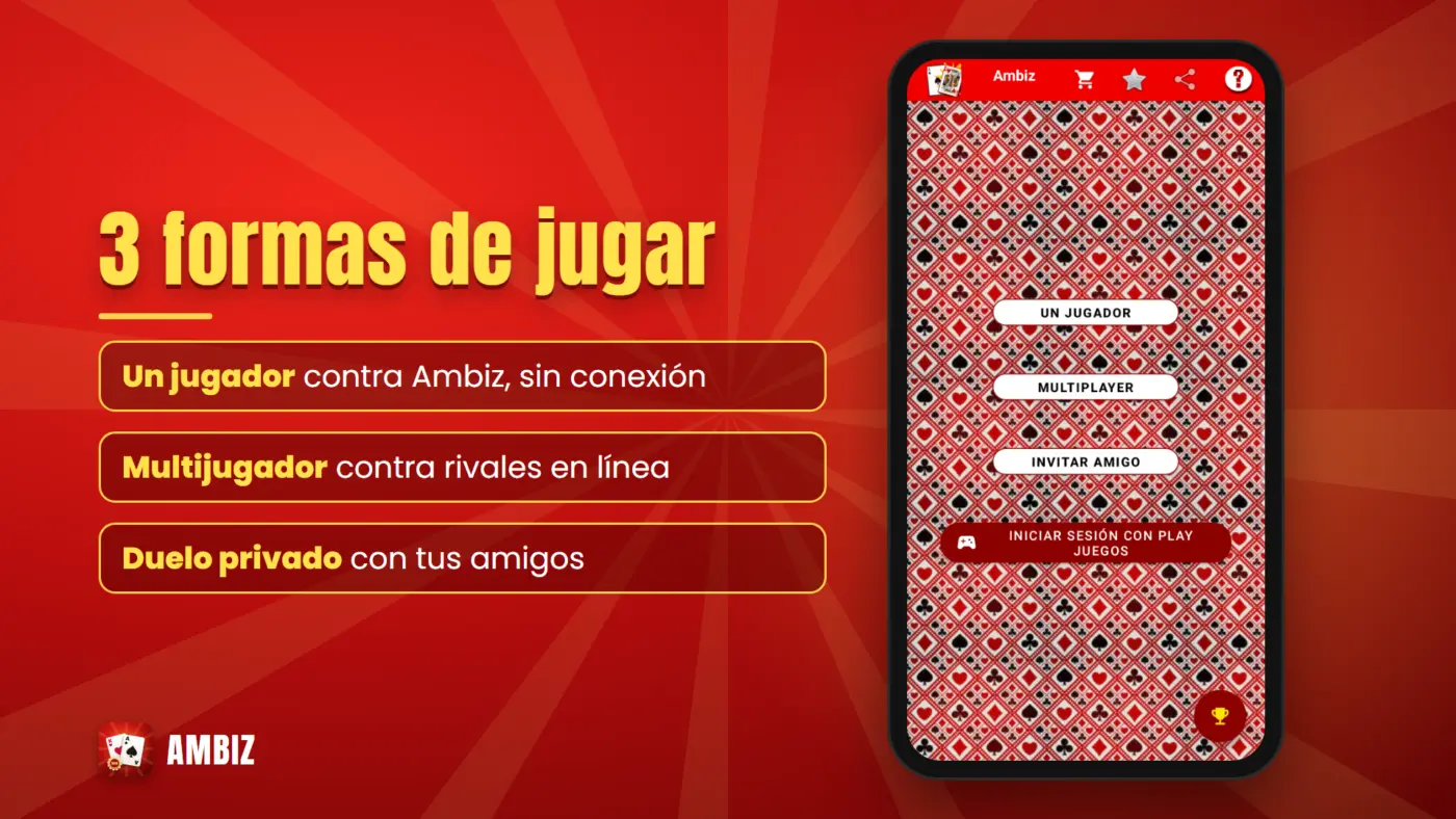 Apps Captura de pantalla de Ambiz, juego de cartas para Android