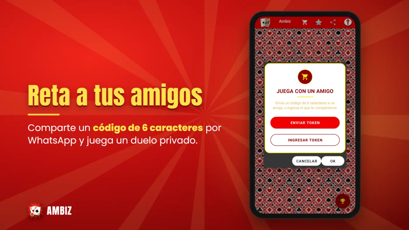 Apps Captura de pantalla de Ambiz, juego de cartas para Android