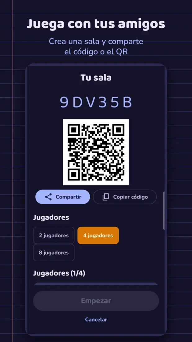 Apps Captura de pantalla de Bachillerato Stop, juego de palabras para Android