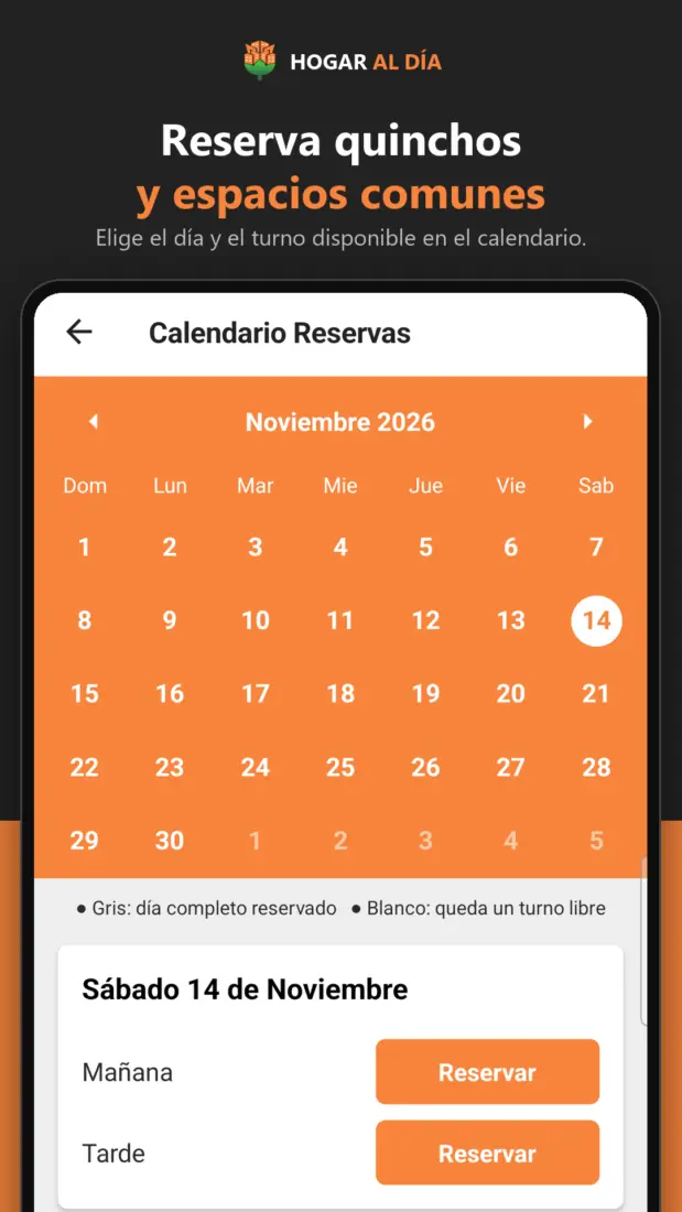 Apps Captura de pantalla de Hogar al Día, app para comunidades y condominios
